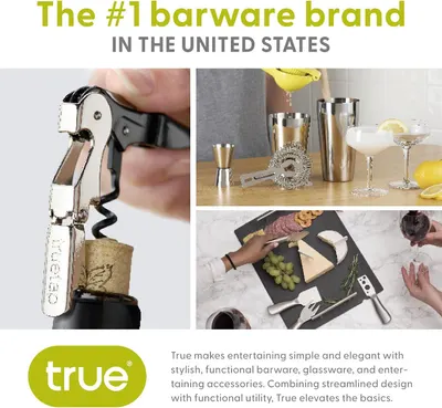 Promotes True as a leading barware brand with a range of stylish entertaining products.