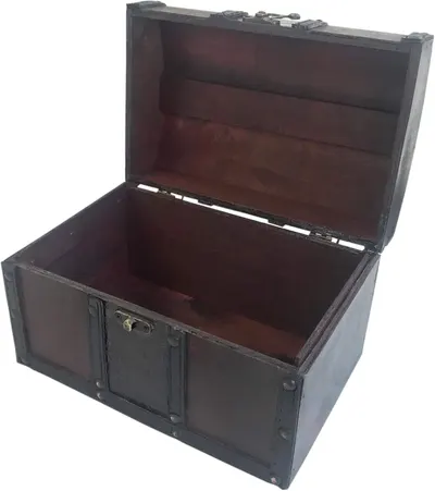 Shows the open interior and overall proportions of the chest so shoppers understand the storage space.