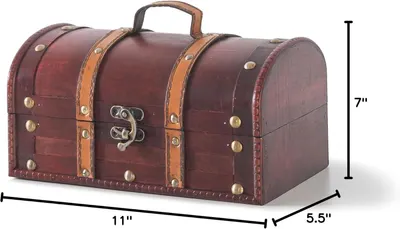 Shows exact dimensions of the chest so shoppers can judge the size before buying.