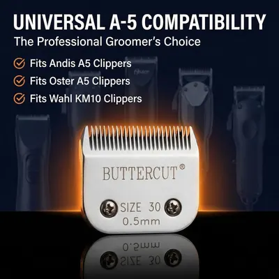 Shows the blade is compatible with multiple professional clipper brands so shoppers can confirm fit.