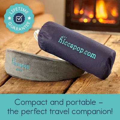 Highlights the compact travel-friendly size and lifetime guarantee so shoppers feel confident buying it.