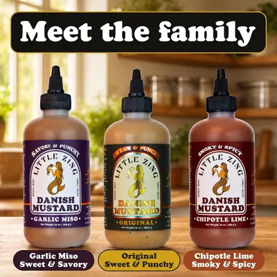 Presents the full Little Zing flavor lineup so shoppers can choose the variant that suits them.