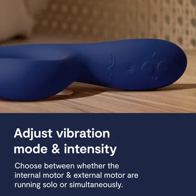 Shows the control buttons and explains the user can choose internal and external motor modes and intensity.