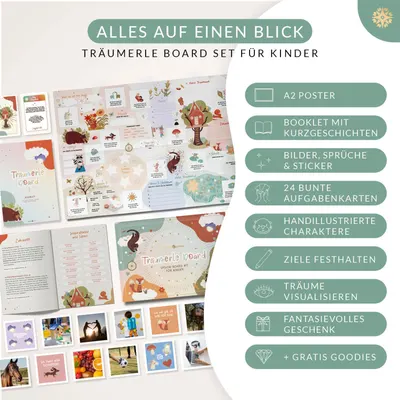 Secondary Images for Amazon.de: LEBENSKOMPASS Träumerle Board für Kinder