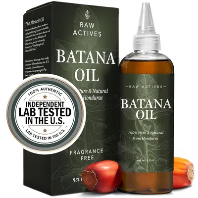 Secondary Images for Amazon.com: Raw Actives Batana Oil for Hair Growth Dr Sebi Organic