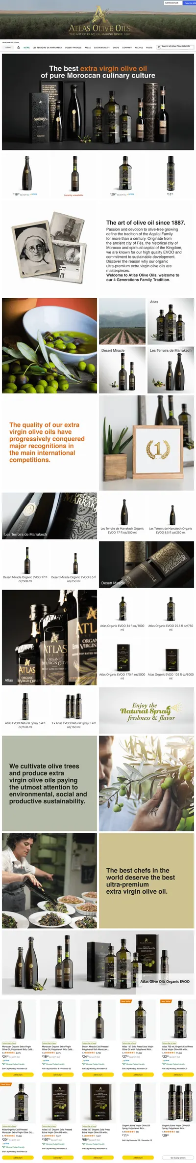 Brand Store for Amazon.com: Atlas Olive Oils USA Inc.