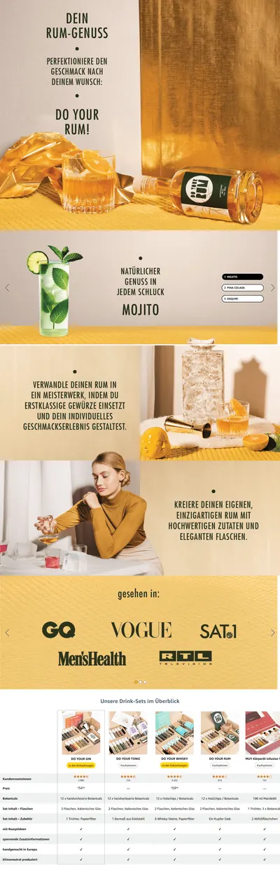 Premium A+ Content for DO YOUR RUM