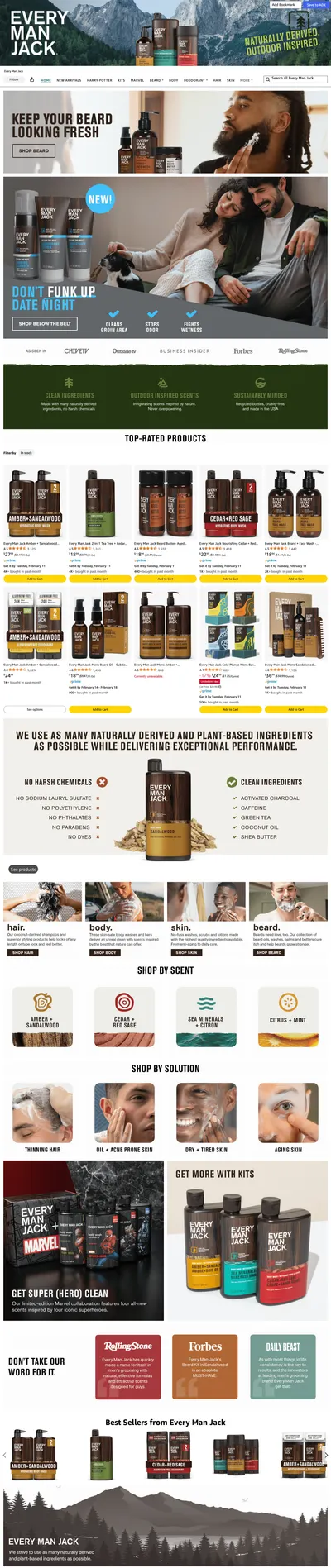 Brand Store for Amazon.com: Every Man Jack