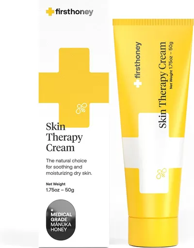 Secondary Images for Amazon.com: First Honey® Manuka Honey Cream for Dry & Itchy Skin