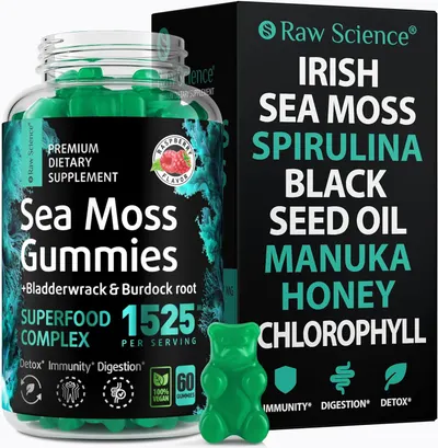 Secondary Images for Amazon.com: Irish Sea Moss Gummies