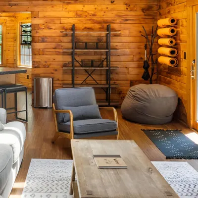 Secondary Images for Amazon.com: Paper 'n Such Cabin Guest Book for Vacation Homes and Airbnbs -Kraft Hardcover