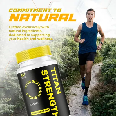 Secondary Images for Amazon.com: (2 Pack) Titan Strength Pills