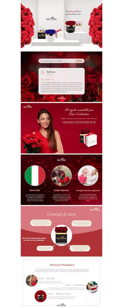 Premium A+ Content for REFLORE 12 Rose Stabilizzate Vere Made in Italy