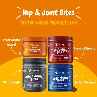 Secondary Images for Amazon.com: Zesty Paws Hip and Joint Supplement for Dogs