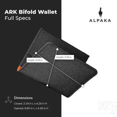 Secondary Images for Amazon.com: ALPAKA ARK Bifold Wallet