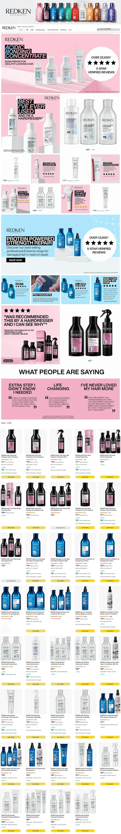 Brand Store for Amazon.co.uk: REDKEN: Real Reviews