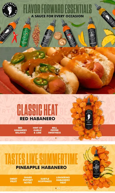 Premium A+ Content for Amazon.com : Heartbeat Hot Sauce Co.