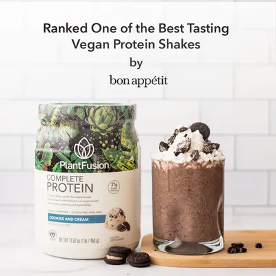 Secondary Images for Amazon.com: PlantFusion Complete Vegan Protein Powder
