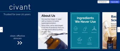Brand Story for Amazon.com: Civant Firm & Renew Face Moisturizer