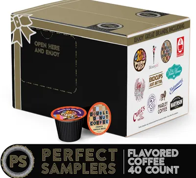 Secondary Images for Amazon.com: Flavored Coffee Pods Variety Pack for Keurig K Cups Brewers