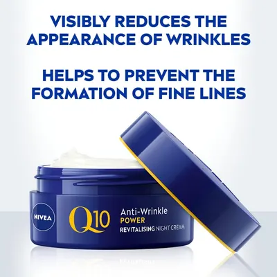 Secondary Images for NIVEA Q10 Anti-Wrinkle Power Revitalising Night Cream Anti-Wrinkle Face Cream with Skin…