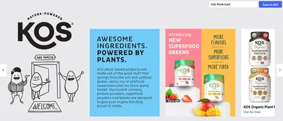 Brand Story for Amazon.com: KOS Organic Beet Root Powder