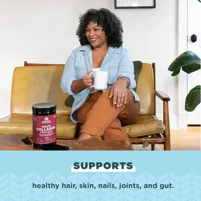 Secondary Images for Amazon.com: Ancient Nutrition Collagen Powder Protein with Probiotics