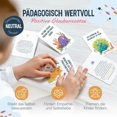 Secondary Images for Vibejoy® Affirmationskarten Kinder