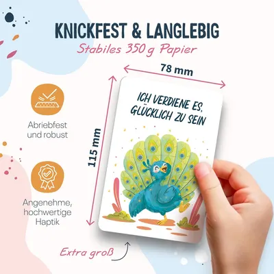Secondary Images for Vibejoy® Affirmationskarten Kinder