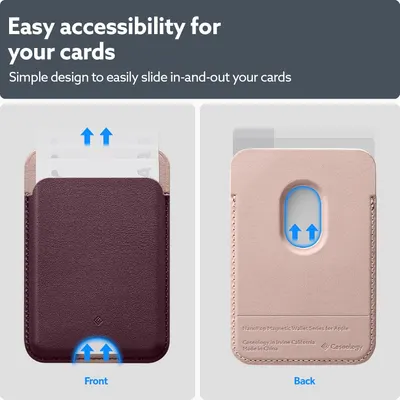 Secondary Images for Caseology Nano Pop Magsafe Wallet Designed for iPhone 12 Series/iPhone 13 Series/iPhone…