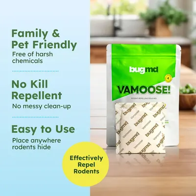 Secondary Images for Amazon.com : BugMD Vamoose Rodent Repellent Pouches (1 Pack