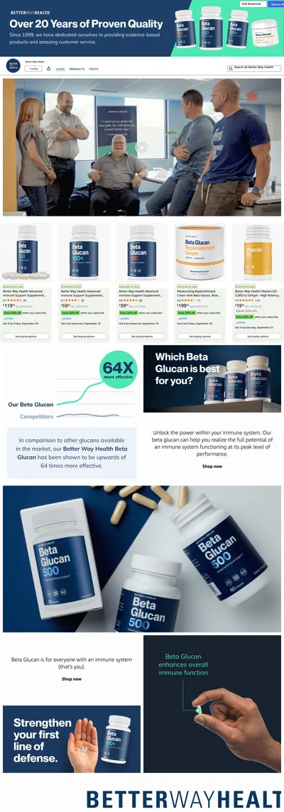 Brand Store for Amazon.com: Better Way Health