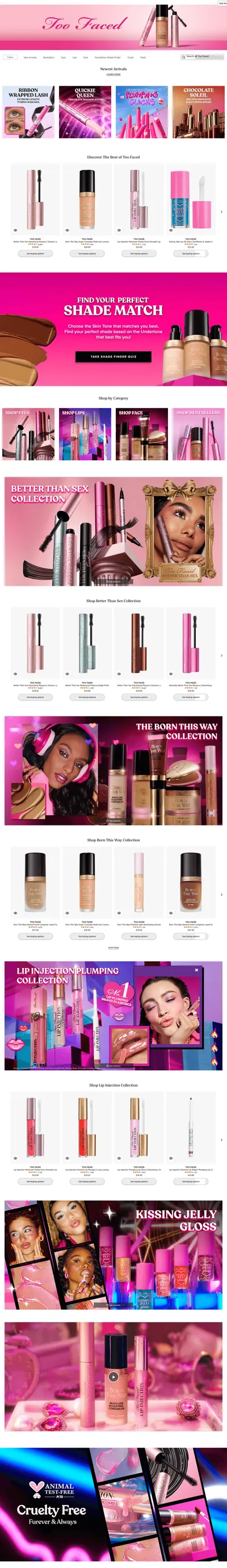 Brand Store for Amazon.com: Too Faced