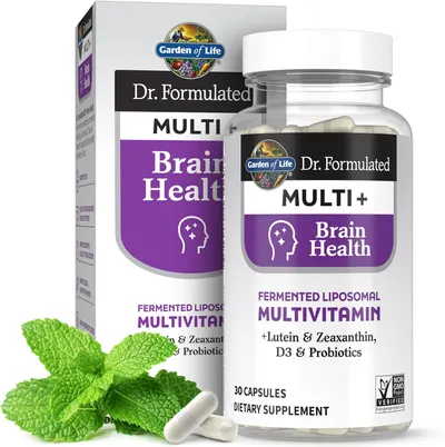 Secondary Images for Amazon.com: Garden of Life Dr. Formulated Multi+ Brain Health Capsules : Health &…