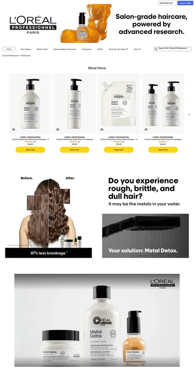 Brand Store for Amazon.com: L'Oreal Professionnel: Metal Detox