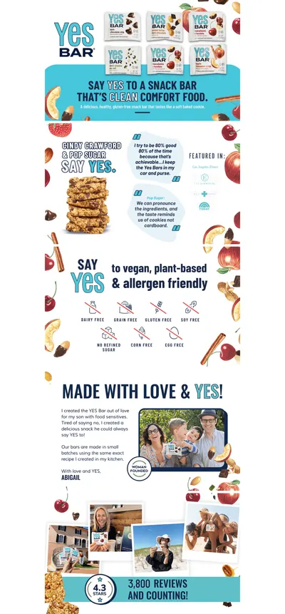 Premium A+ Content for Amazon.com: The YES Bar