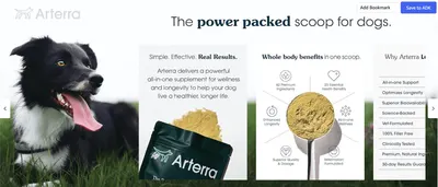 Brand Story for Amazon.com : All-in-One Dog Supplement for Advanced Wellness & Longevity