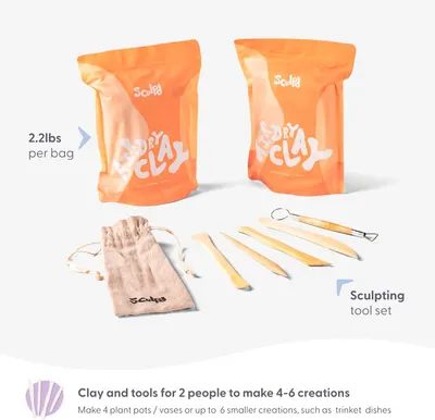 Secondary Images for Amazon.com: Sculpd Pottery Starter Kit