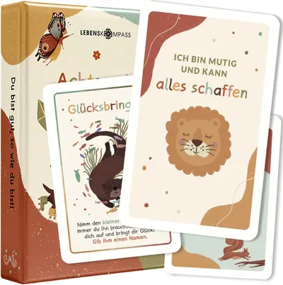 Secondary Images for Lebenskompass Achtsamkeitskarten für Kinder Affirmationskarten Kinder für positives Denken