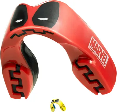 Secondary Images for Amazon.com: Marvel Deadpool Sports Mouthguard Dual Layer Premium Protection Adult Gum…