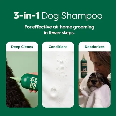 Secondary Images for Amazon.com: Earth Rated Coat-Specific 3-in-1 Curly & Wavy Coated Dog & Puppy Shampoo