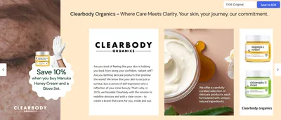 Brand Story for Amazon.com: Clearbody Organics