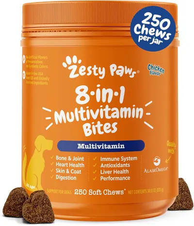 Secondary Images for Amazon.com: Zesty Paws Multivitamin Treats for Dogs