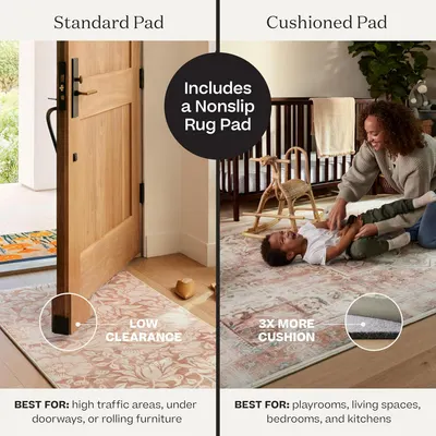 Secondary Images for Amazon.com: RUGGABLE Sarrah Washable Rug