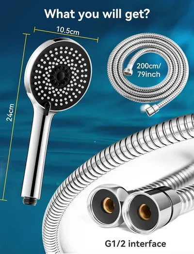Secondary Images for Magichome Shower Head and Hose 2M
