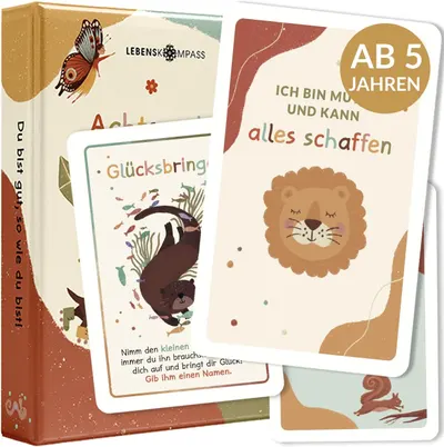 Secondary Images for Lebenskompass Achtsamkeitskarten für Kinder Affirmationskarten Kinder für positives Denken