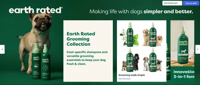 Brand Story for Earth Rated Coat-Specific 3-in-1 Double-Coated Dog & Puppy Shampoo