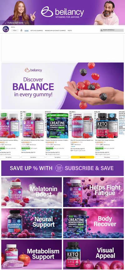 Brand Store for Amazon.com: Beilancy