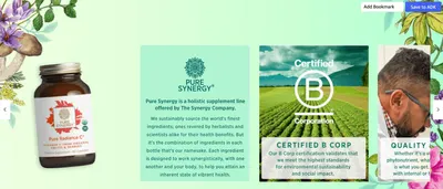 Brand Story for Amazon.com: PURE SYNERGY SuperPure Beta 1,3-Glucan Extract