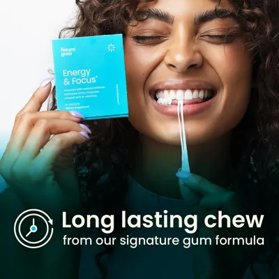 Secondary Images for Amazon.com: NeuroGum Energy Caffeine Gum (54 Pieces)